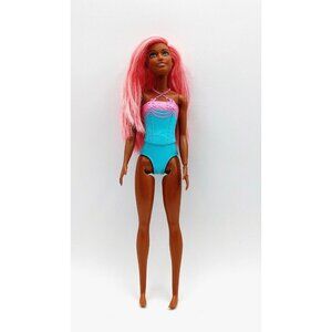 BARBIE Dreamtopia Fashion Doll Dark Skin Pink Hair 11" Mattel 2019